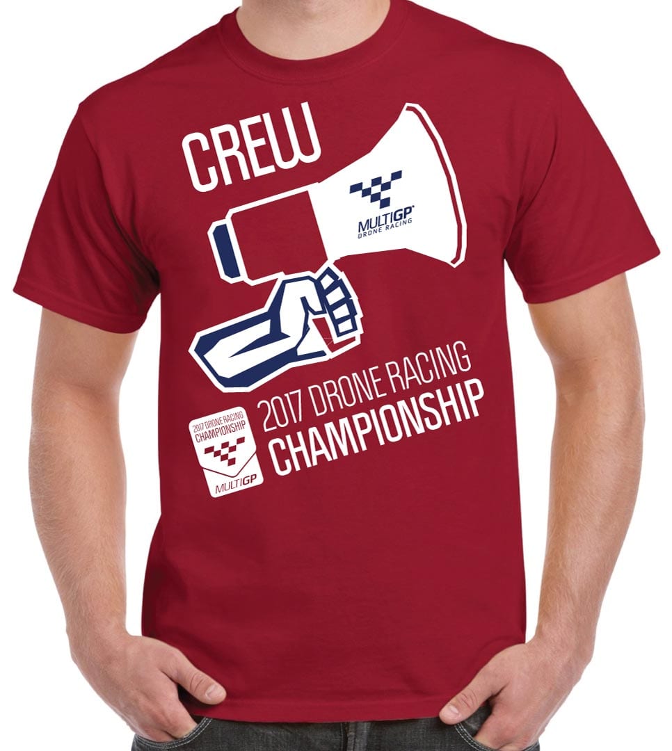 Crew Megaphone T-Shirt - MultiGP Drone Racing League | FPV Racing League