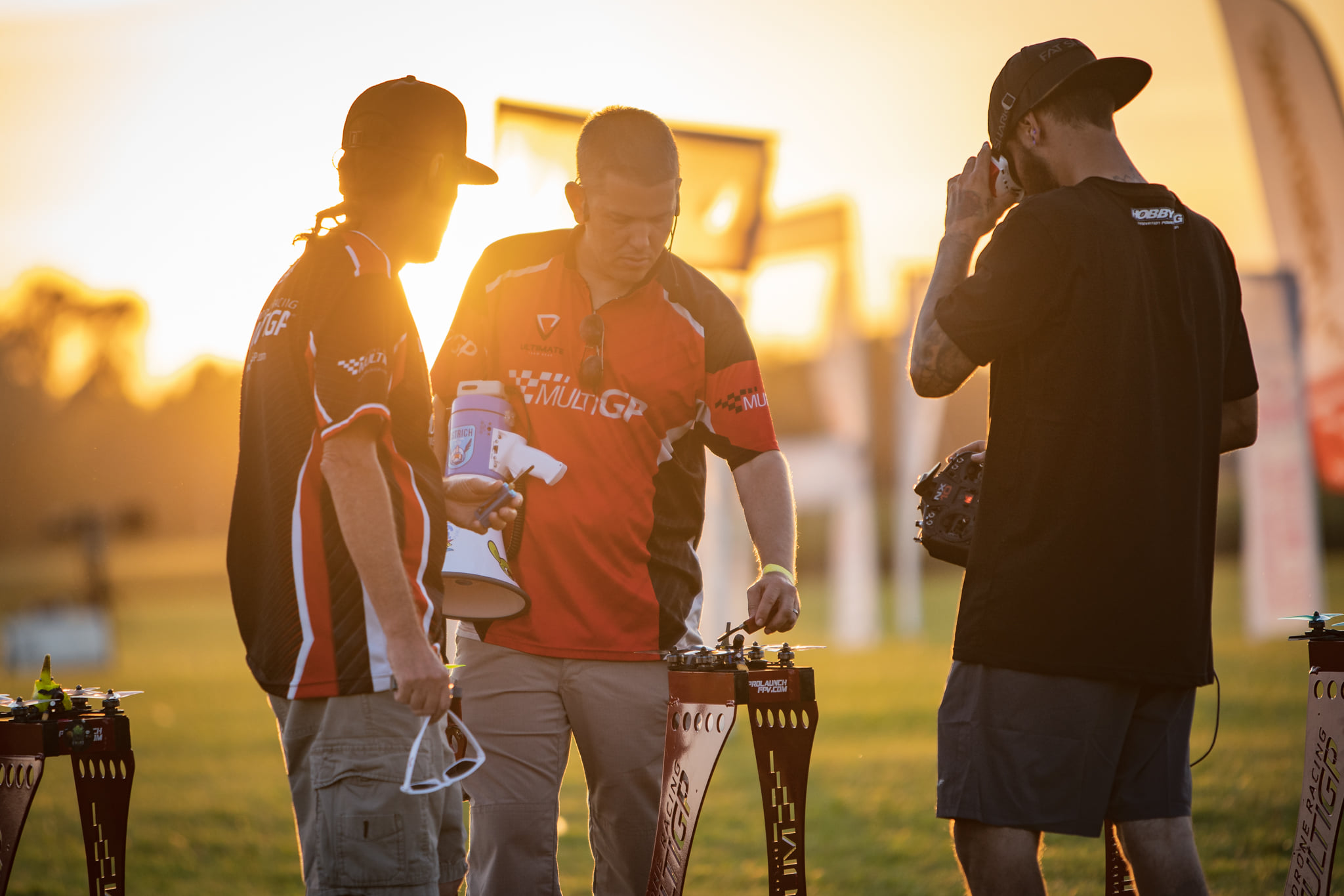 MultiGP pilots sharing a moment together at a local race
